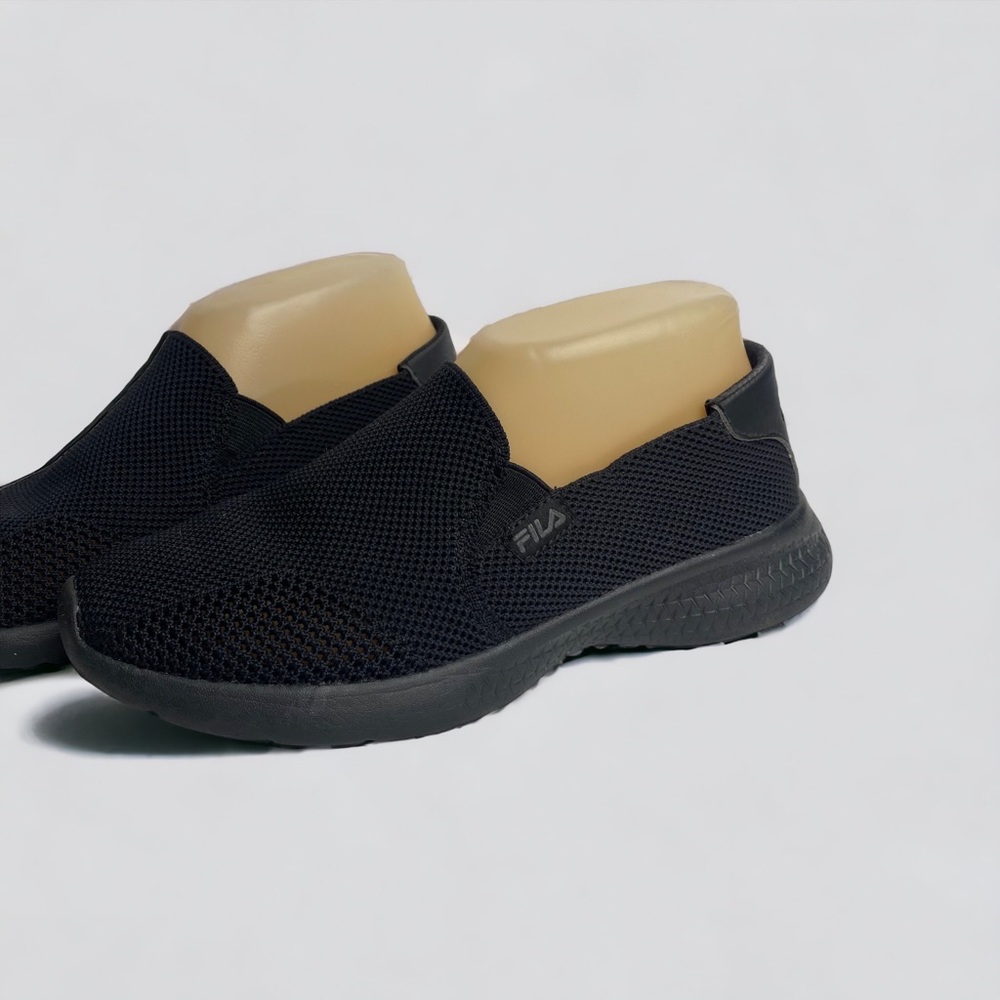 Fila Black Slip On Tennis Shoes